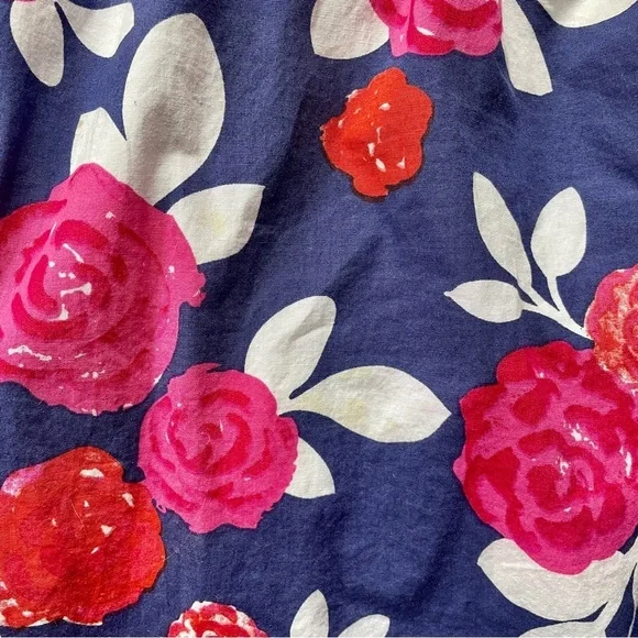 Modcloth Pros & Convertibles Floral Midi Skirt XL Extra Large Cotton - Picture 5 of 11